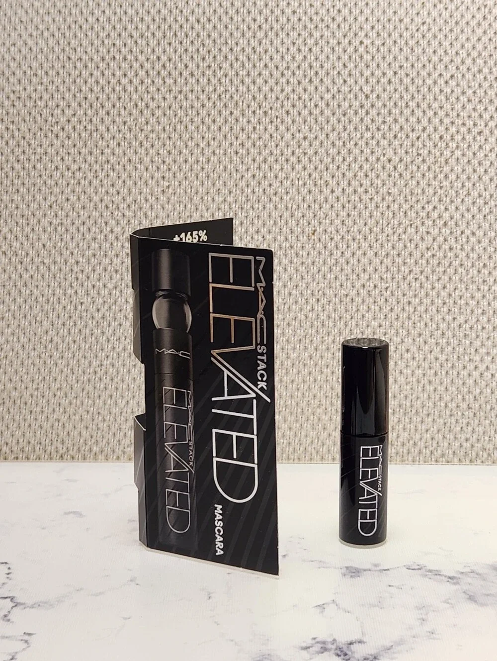 MAC Stack Elevated Black Mascara Mini Travel Size .1 Oz